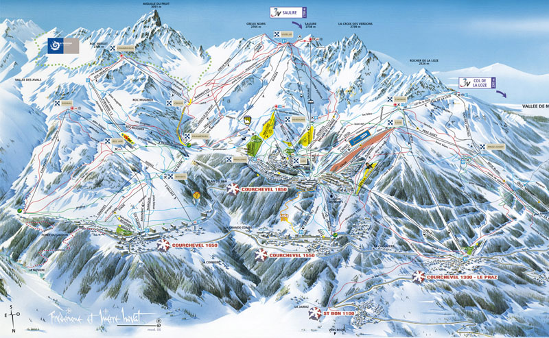 Courchevel-Pistemap