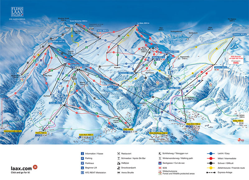 Flims skimap