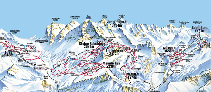 Grindelwald-Interlaken-Piste-Map
