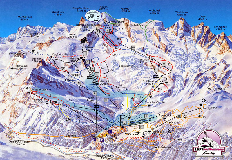 SaasFee skimap