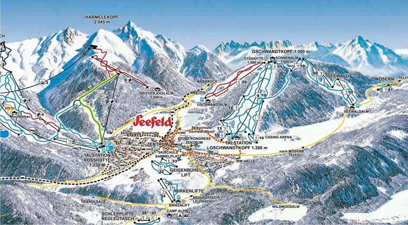 Seefeld-Ski-map