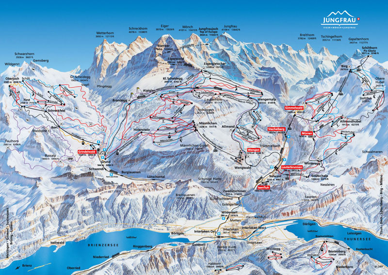 Wengen skimap