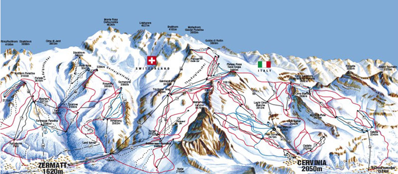 Zermatt-piste-map