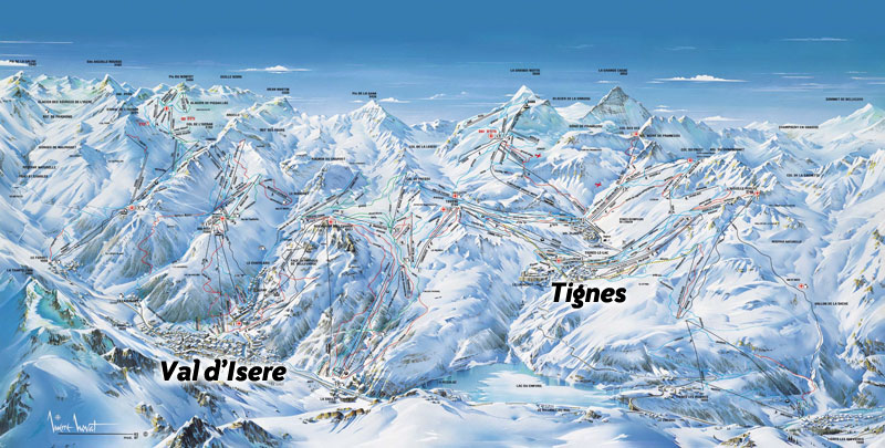 val-d-isere piste map