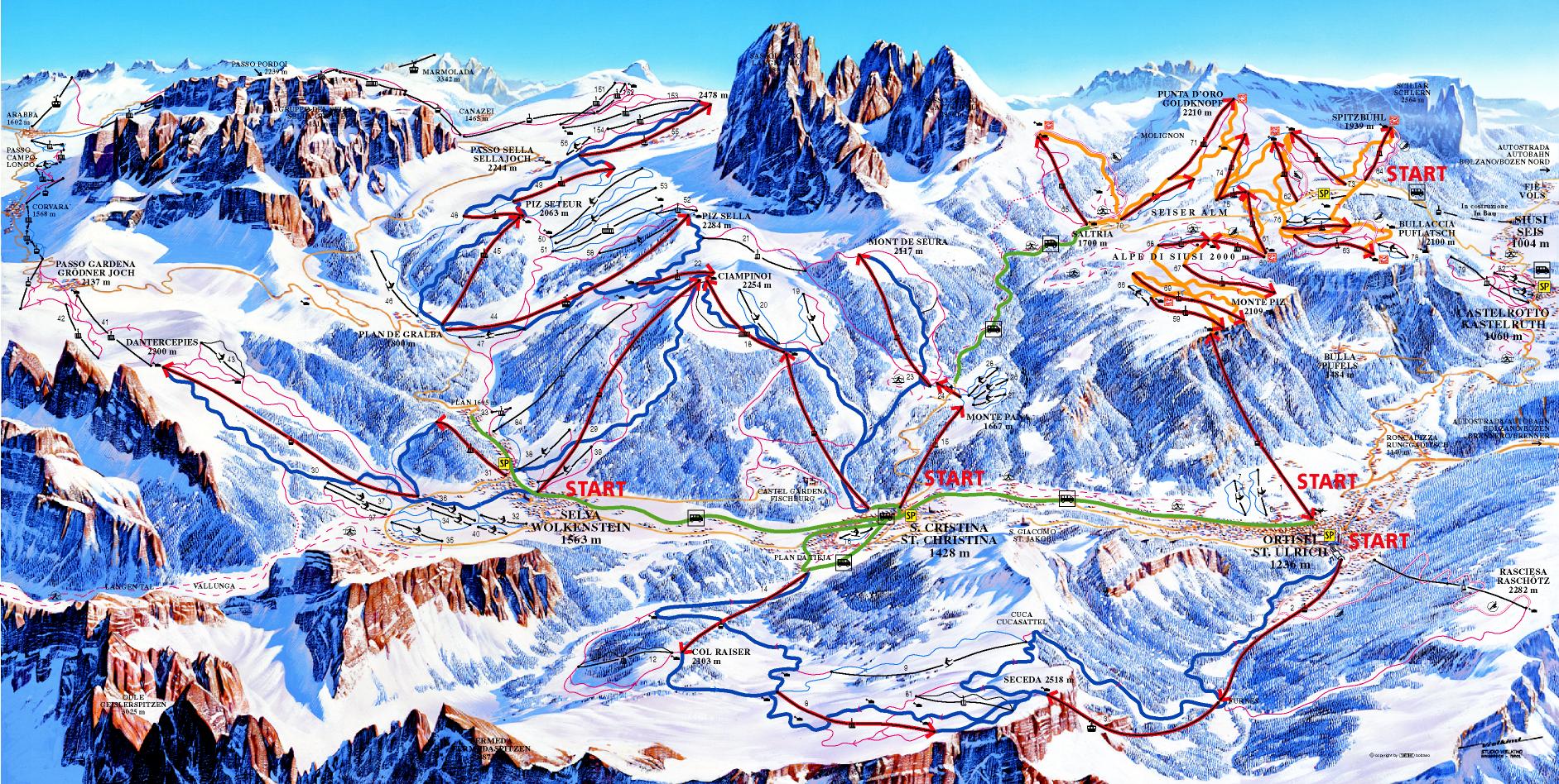 val-gardena piste map2